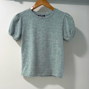 Baby Blue soft short sleeve top